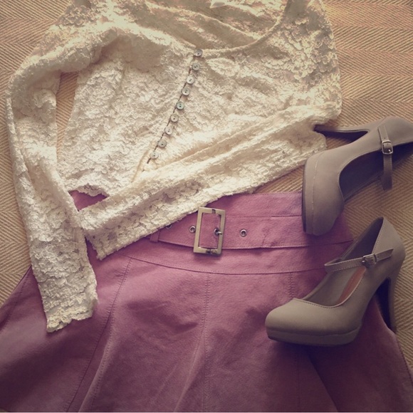 Cream All Lace Top - Picture 5 of 8